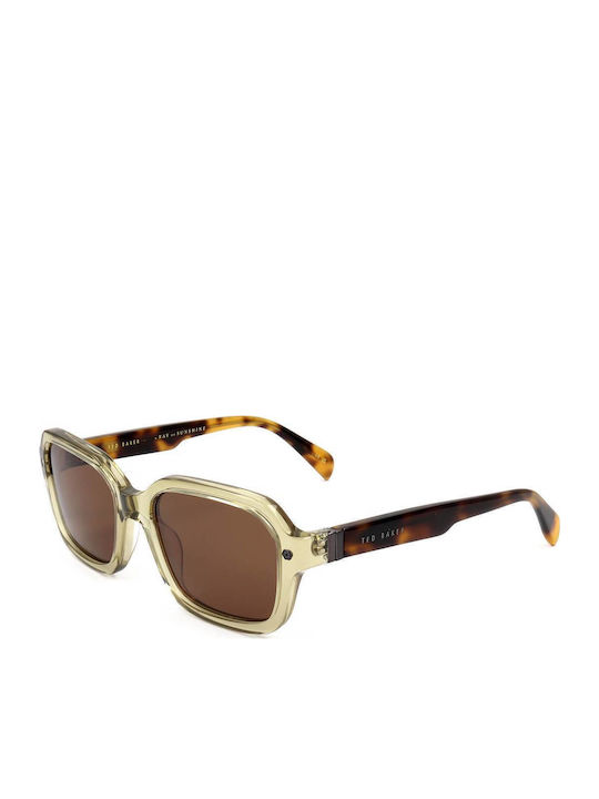 Ted Baker Tb1697 Unisex Sunglasses with Beige Frame and Brown Lens