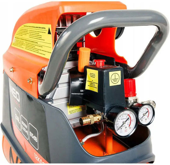 Neo Tools Air Compressor with Air Chamber 24lt