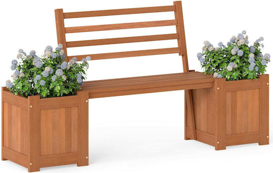 Costway Wooden Planter Box 91x46.5x172 cm
