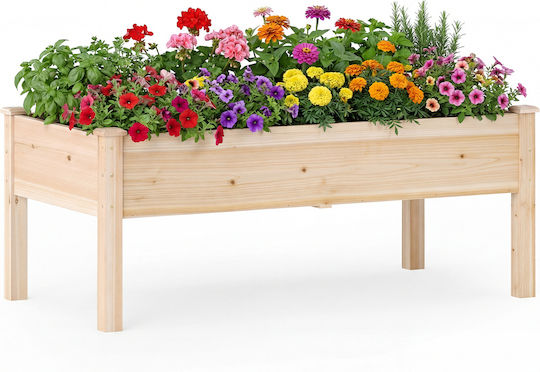 Costway Wooden Flower Pot 48x62x122cm
