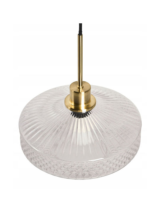 Beliani Pirris Pendant Ceiling Light Transparent