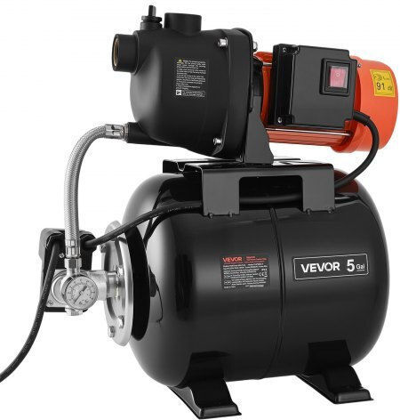 Vevor Electric Surface Pump with Automatic Suction 1.1hp Single-Phase