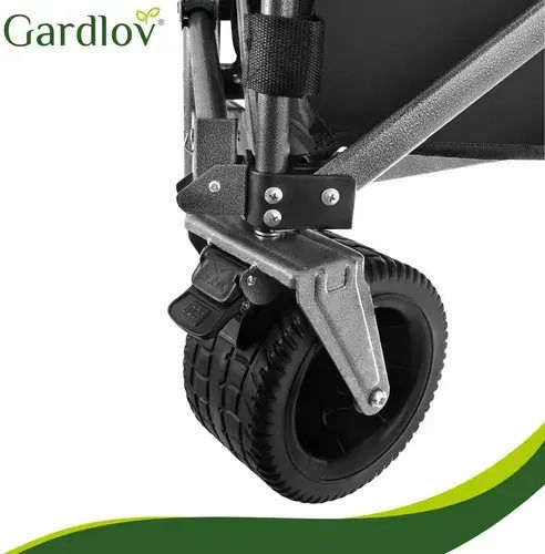 Foldable Garden Cart 150l 87x46x70cm