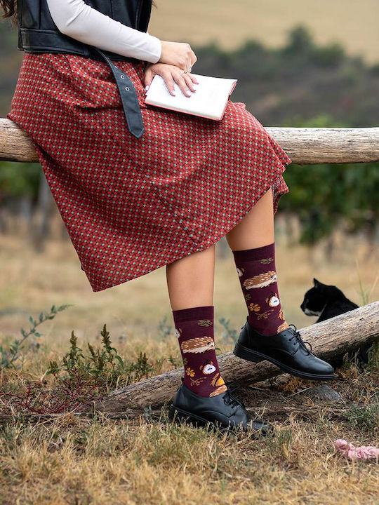 Pirin Hill Burgundische Socken