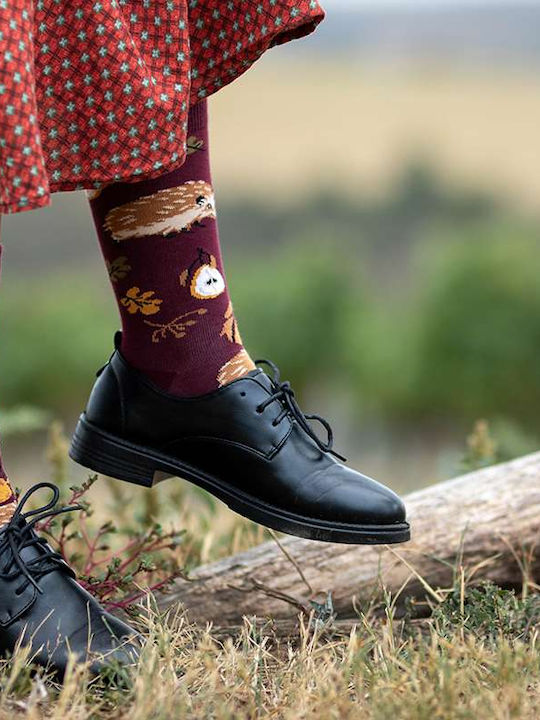 Pirin Hill Burgundische Socken