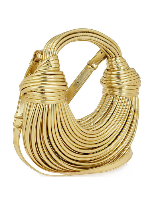 Geantă Dama De Mână Aurie