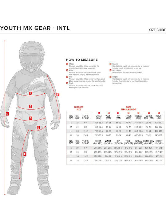 Alpinestars Kids Riding Jersey Fluid Apex
