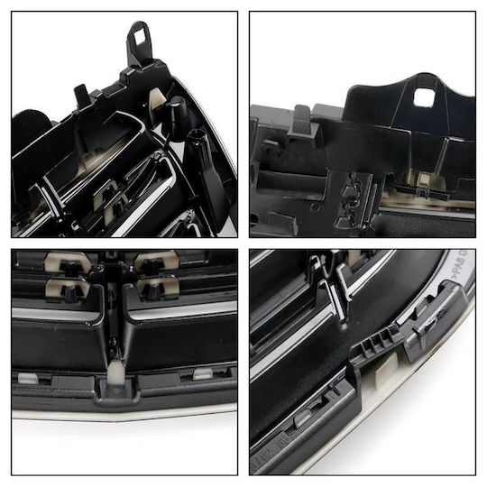 Mask Mercedes-Benz S-Class W222 13-20 AMG Look Night Edition Black Glossy 1 Piece Mercedes Benz Carner