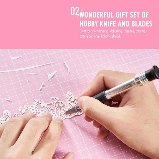 Precision Scalpel Knife Set 29 Pieces Crafts