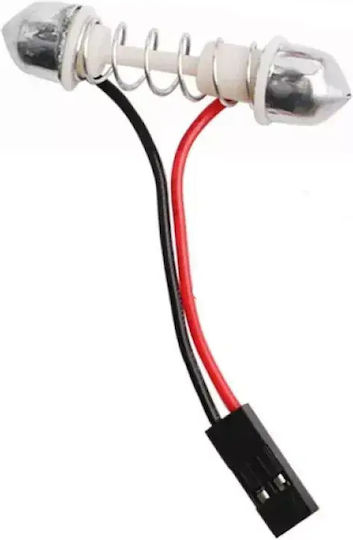 LED Плафонера Универсална 31мм-42мм Т10 Ултра Ярка 24 COB LED 12V 2 Бр TC-438