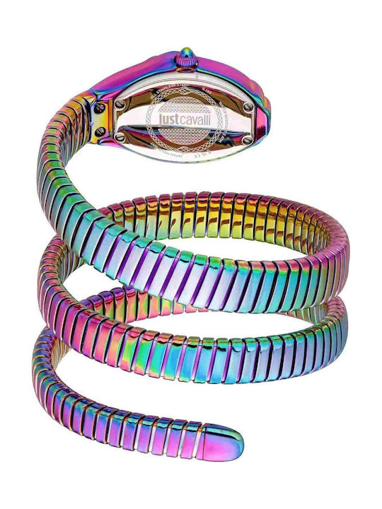 Just Cavalli Damenuhr Batterie mit Metall-Armband