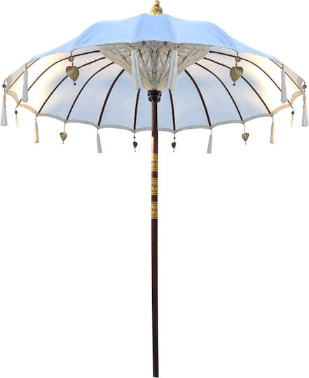 Wooden Ecru Parasol Wooden Ecru Parasol