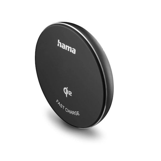 HAMA Асимов Зарядно Устройство (Qi Pad) 15W Черен