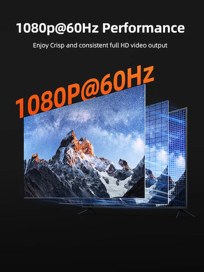 Cabletime Hdmi Video Extender Ct-hehd-fg60 Μέσω Καλωδίου Rj45 1080p/60hz Έως 60m Cabletime