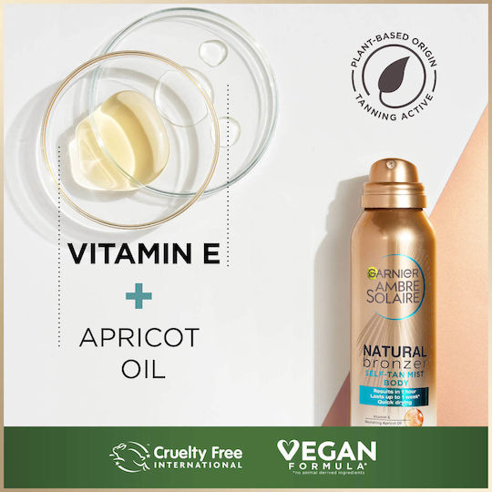 Garnier Ambre Solaire Trockener Selbstbräuner Mist Körper Mittel 150ml