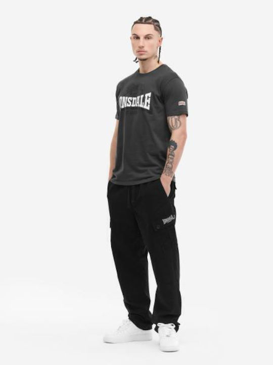 Liontow Tone Herrenblusen Kurzarm T-Shirts Grau