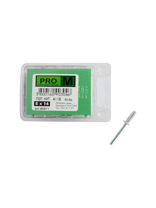 Pop Nit 5x14 Mm Pro M 50 Pieces
