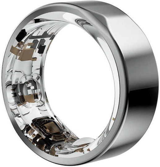 Xmart Smart Ring 21.4mm cu Pulsometru Argintiu