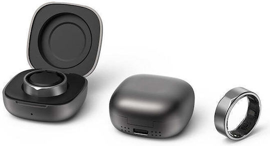 Xmart Smart Ring 21.4mm cu Pulsometru Argintiu