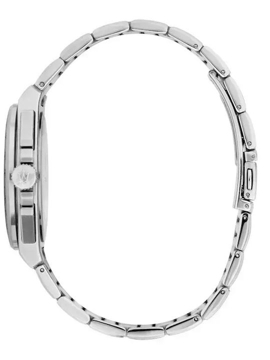 Maserati Men's Watch 41mm Chronograph Battery with White Metal Bracelet
