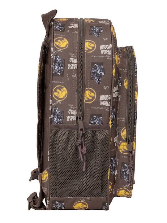 Jurassic World Schulranzen Rucksack Braune 32 x 12 x 38cm
