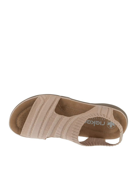Women's Flat Sandals Beige