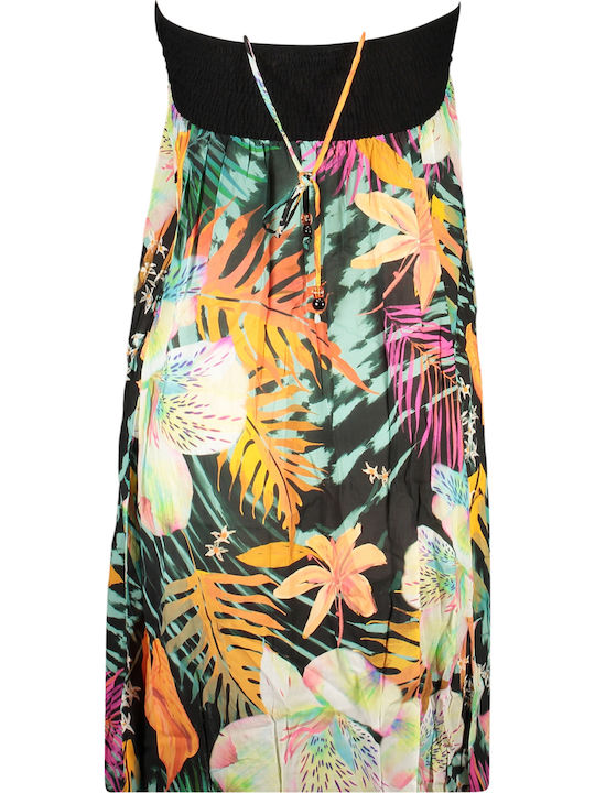 Dress Καλοκαιρινό Midi Φόρεμα Μαύρο