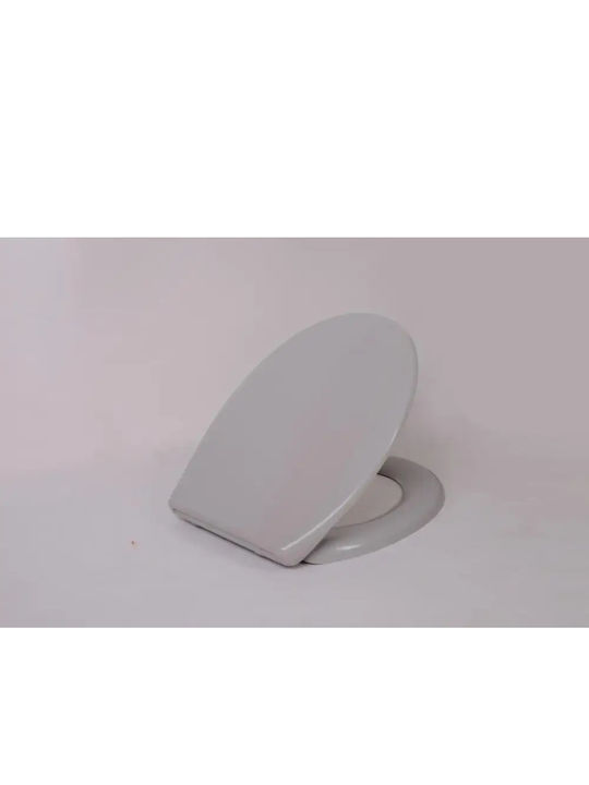 Slowclip Pvc Capac Wc Plastic Gri