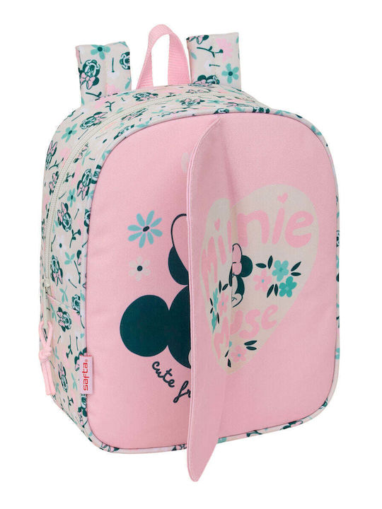 Minnie Mouse Σχολική Τσάντα Πλάτης Ροζ 22 x 10 x 27εκ