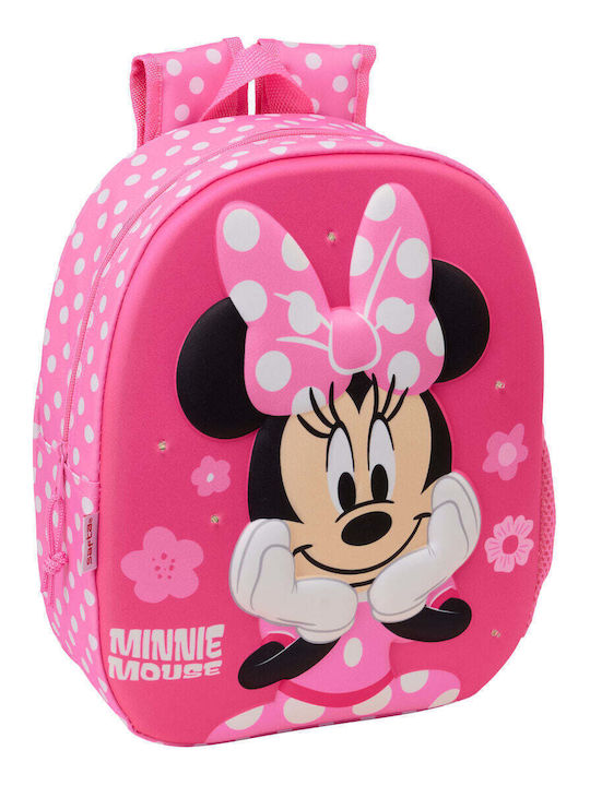 Minnie Mouse Pink Backpack School Bag 27 x 10 x 33 cm