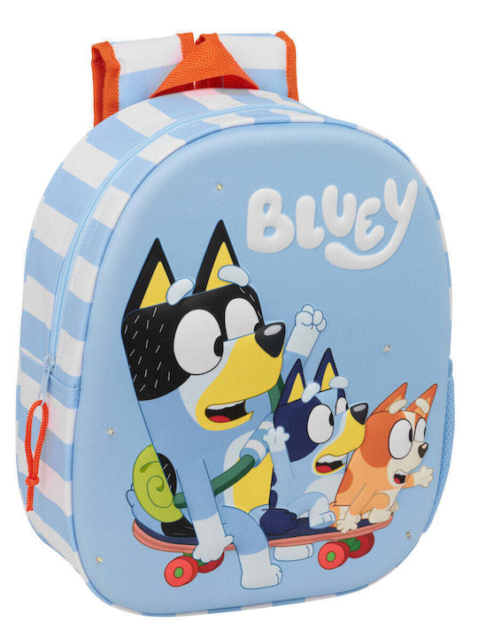 Bluey Ghiozdan De Spate Grădinița Alb 27 x 10 x 33 cm