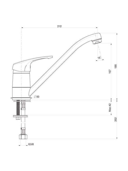 Fat Daddio's Μπαταρία Κουζίνας Πάγκου Γκρι
