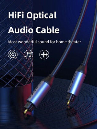 Cabletime Cablu Audio Optic TOS Masculin - TOS Masculin Negru 1m (CT-AV380-P04GN)