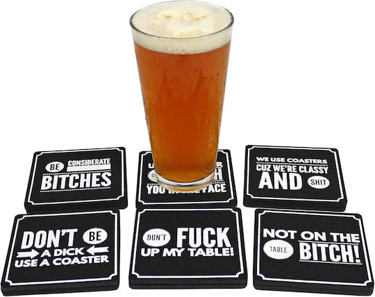 Felt Coasters Summit One Funny Drinks – Bar Accessories 10pcs