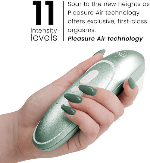 Womanizer Pro Vibrant Clitoral Stimulator Sage Green
