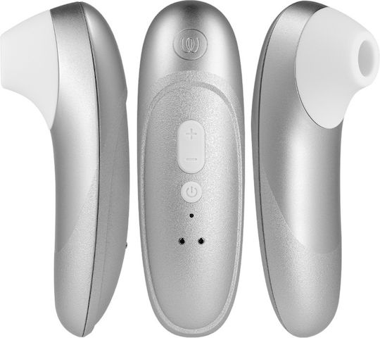Womanizer Pro Вибриращ Клиторен Стимулатор Сребристо Сив