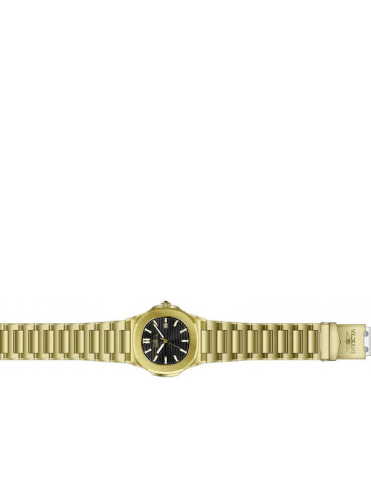 Invicta Ceas Barbatesc 41mm Cu Baterie Cu Brățară Metalică Aurie