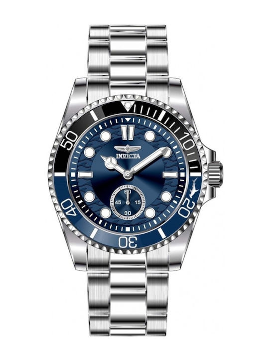 Invicta Invicta Pro Diver Ρολόι Μπαταρίας με Μεταλλικό Μπρασελέ Invicta Invicta Pro Diver Ρολόι Μπαταρίας με Μεταλλικό Μπρασελέ