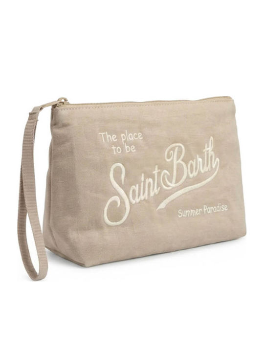 Mc2 Saint Barth Aline Soft Linen-pochette Beige 8057338893950