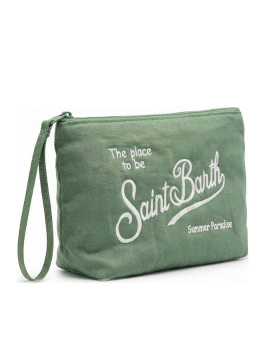 Mc2 Saint Barth Aline Soft Linen-pochette Green 8057338893998