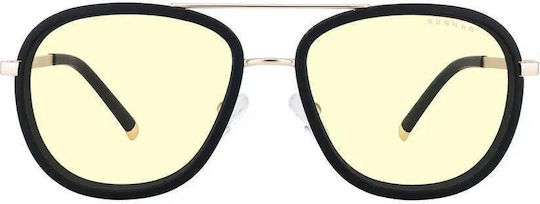 Computer Glasses Gunnar Dume Gold Amber
