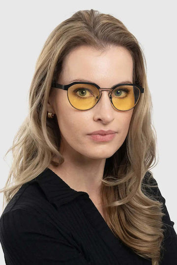 Computer Glasses Gunnar Campbell Onyx Clear Pro