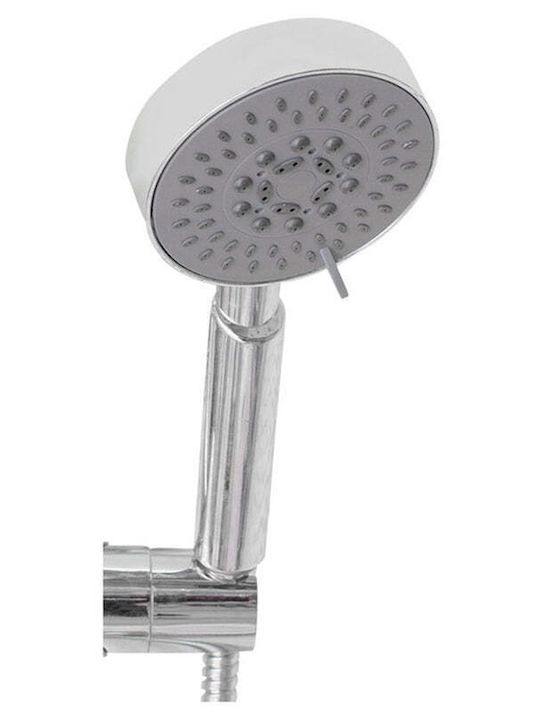 Synchro Shower Column with Mixer Silver