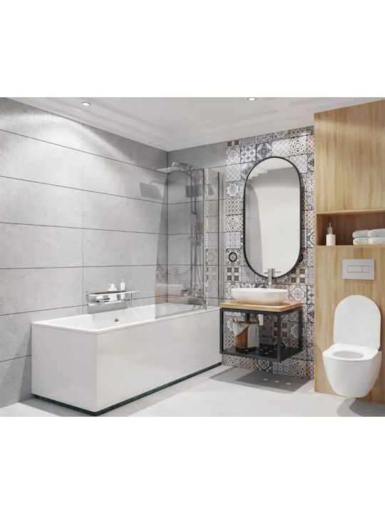 Deante Shower Column with Bathtub Mixer Black