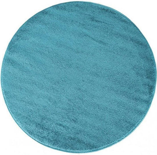 Sahara Χαλί Στρογγυλό Μπλε Φ60cm
