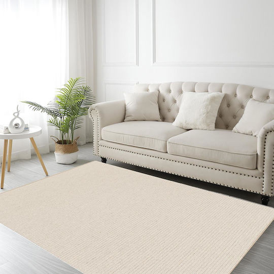 Χαλί Ορθογώνιο Μάλλινο Ροζ 120x170cm