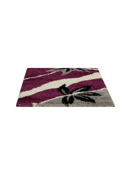 Wohnzimmer Teppich 60x110cm Flieder