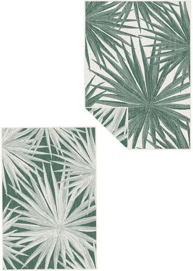 Rectangular Green Living Room Rug 120x170cm