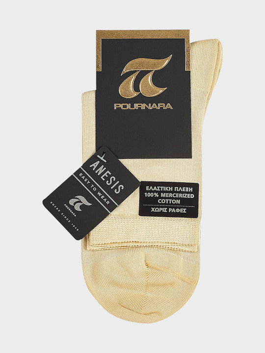 Pournara Women's Yellow Socks