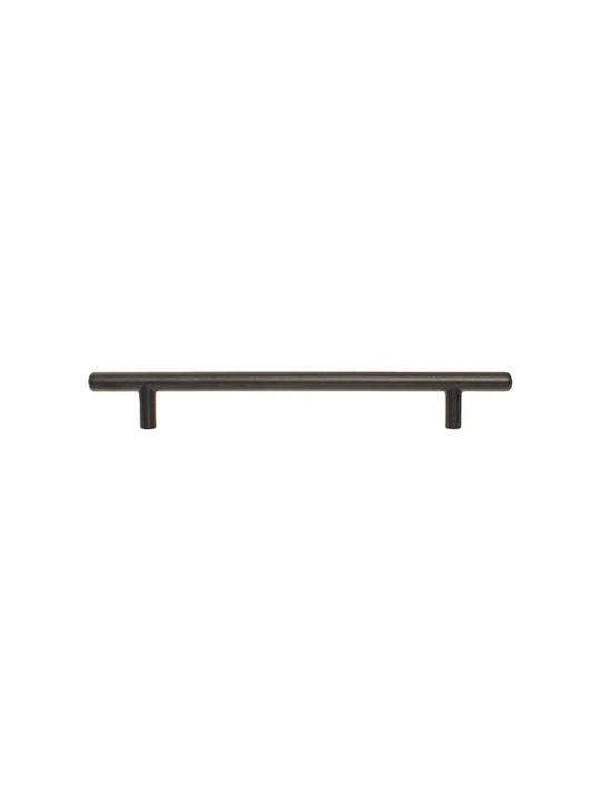 X-IT Möbelgriff aus Metall in Schwarz Farbe mit Lochabstände 128mm